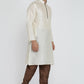 Mens Jacquard Silk Kurta Pyjama Set