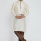 Mens Jacquard Silk Kurta Pyjama Set