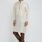 Mens Jacquard Silk Kurta Pyjama Set