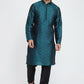 Mens Jacquard Silk Kurta Pyjama Set