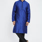 Mens Jacquard Silk Kurta Pyjama Set