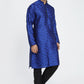 Mens Jacquard Silk Kurta Pyjama Set