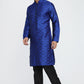 Mens Jacquard Silk Kurta Pyjama Set