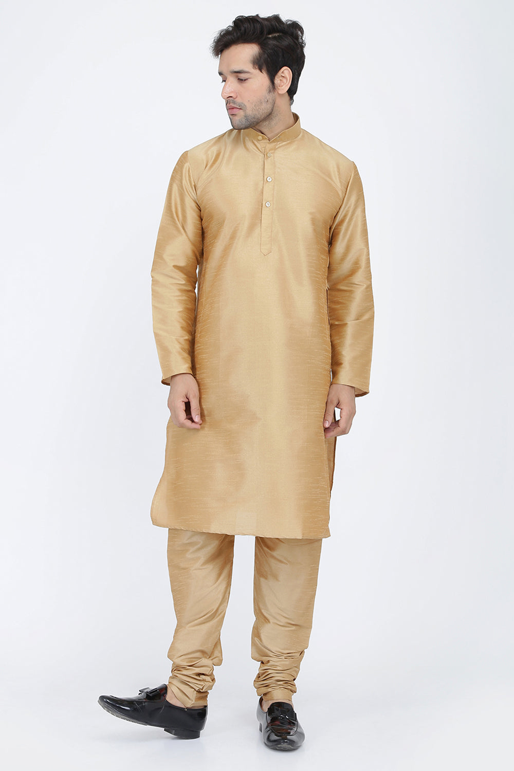 Mens Raw Silk Kurta Pyjama Set