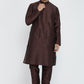 Mens Raw Silk Kurta Pyjama Set