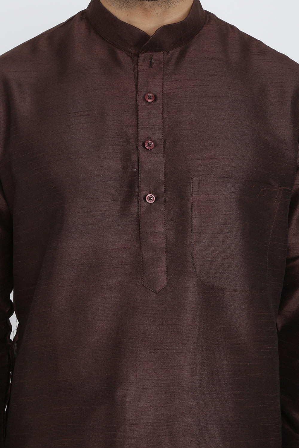 Mens Raw Silk Kurta Pyjama Set