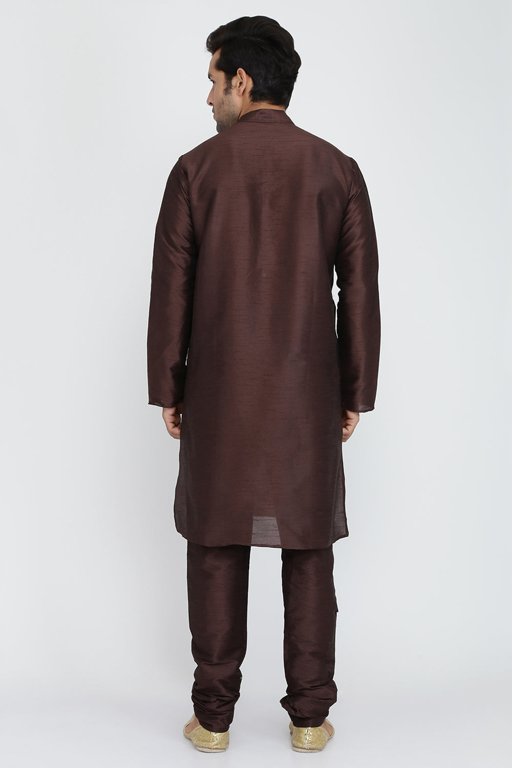 Mens Raw Silk Kurta Pyjama Set