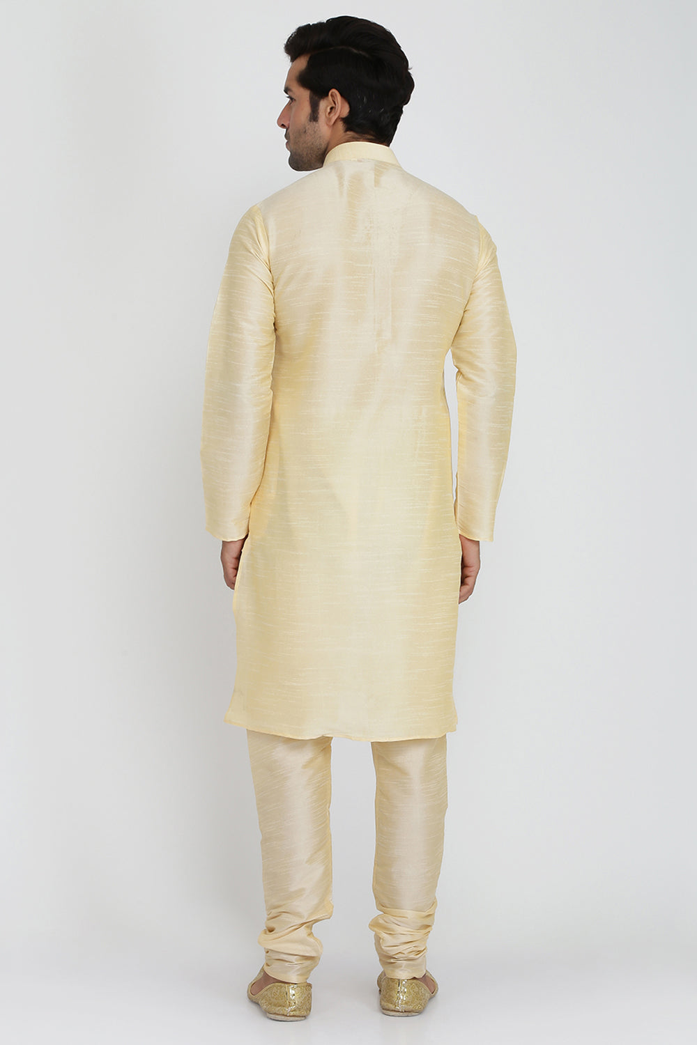 Mens Raw Silk Kurta Pyjama Set