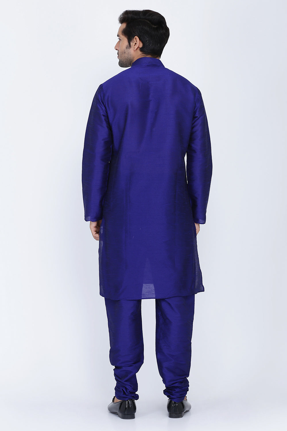 Mens Raw Silk Kurta Pyjama Set