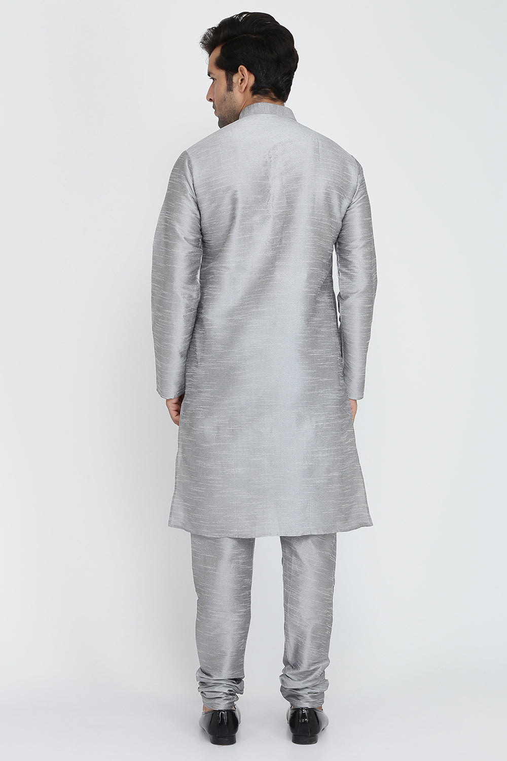 Mens Raw Silk Kurta Pyjama Set