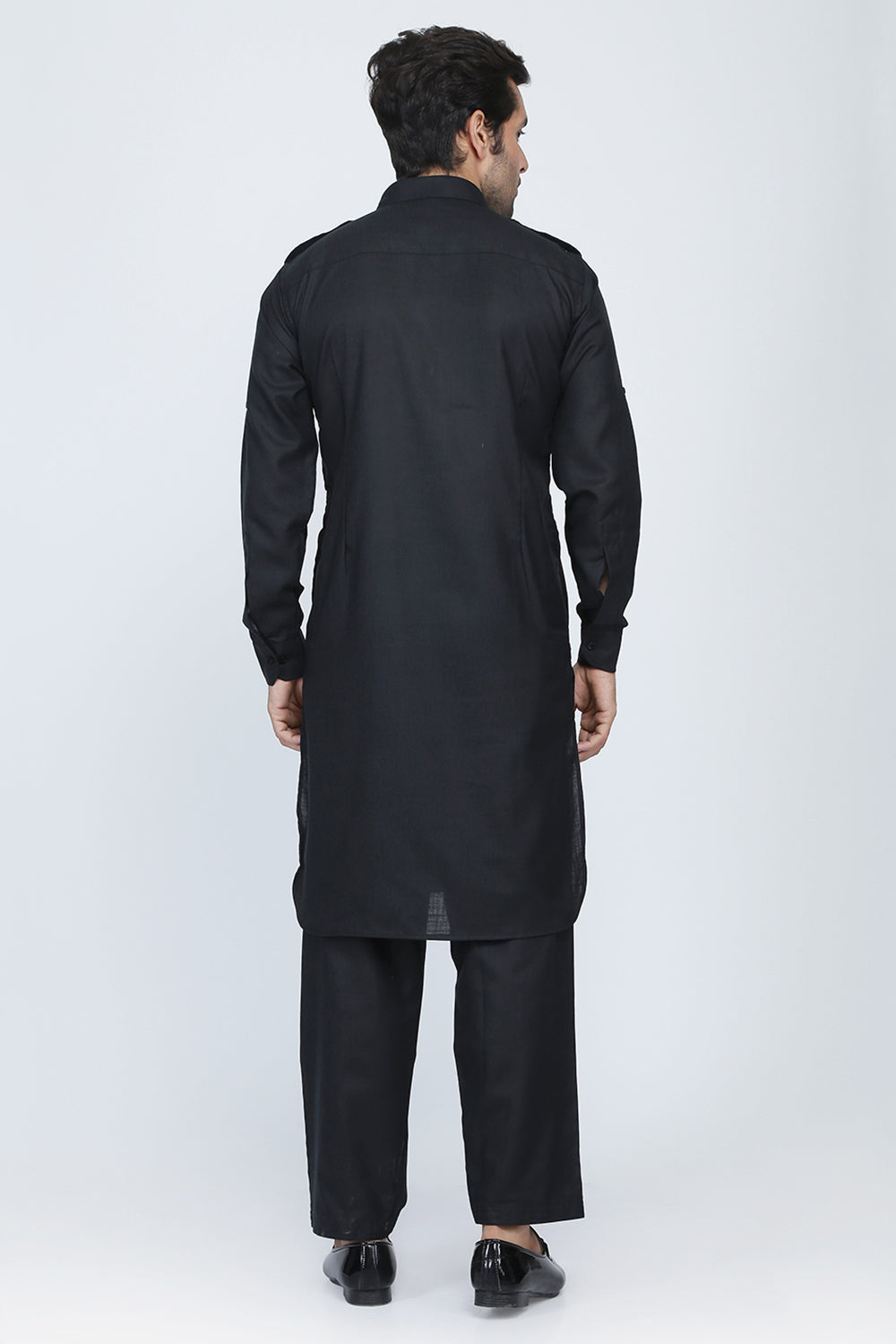 Mens Cotton Pathani Suit Set