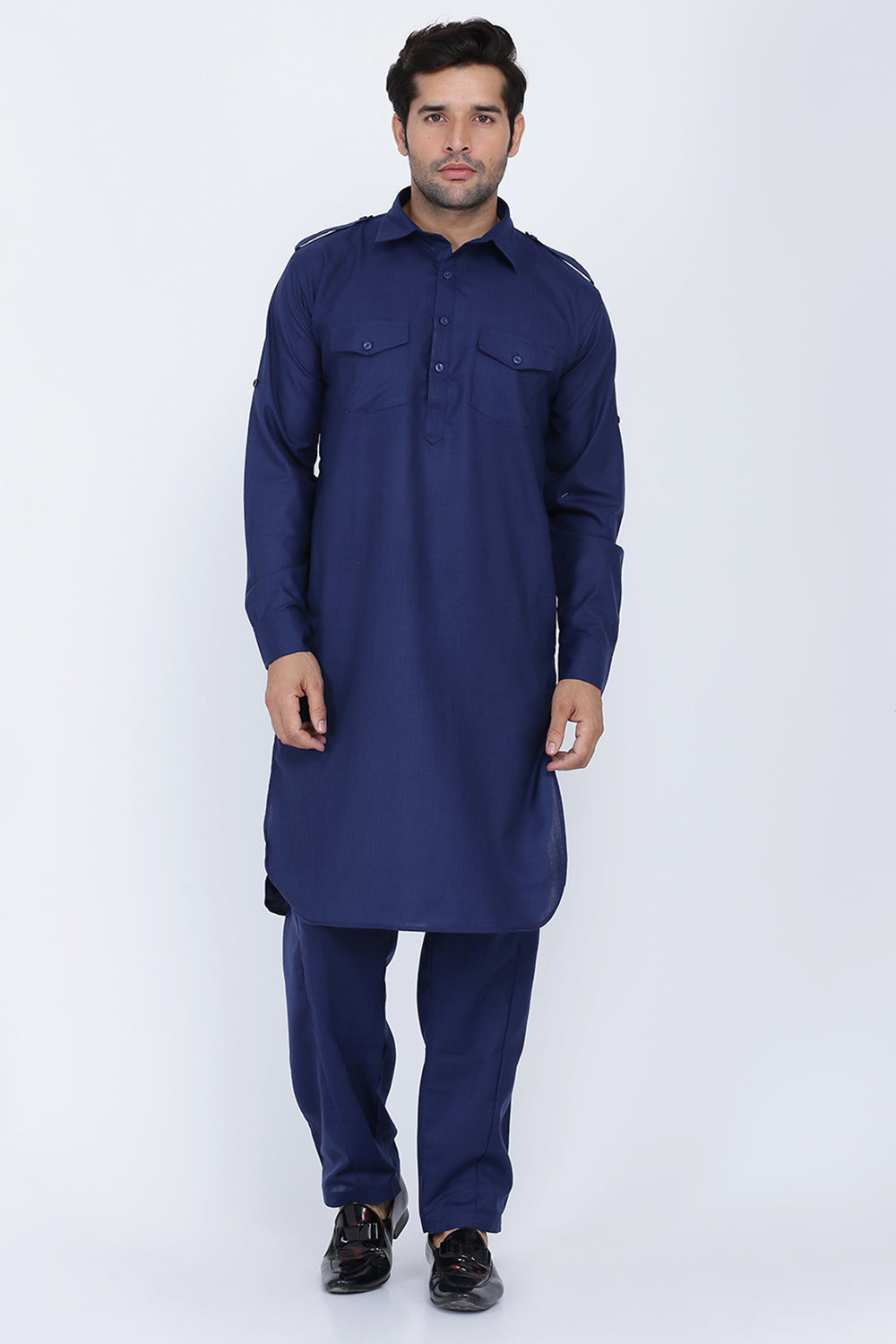 Mens Cotton Pathani Suit Set