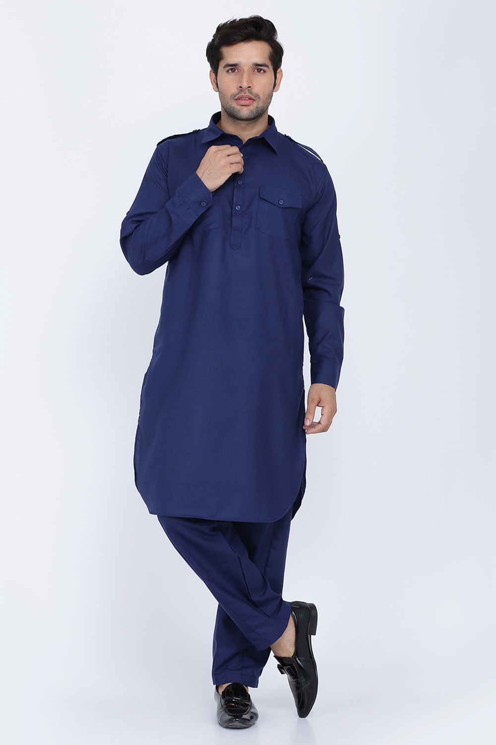 Mens Cotton Pathani Suit Set