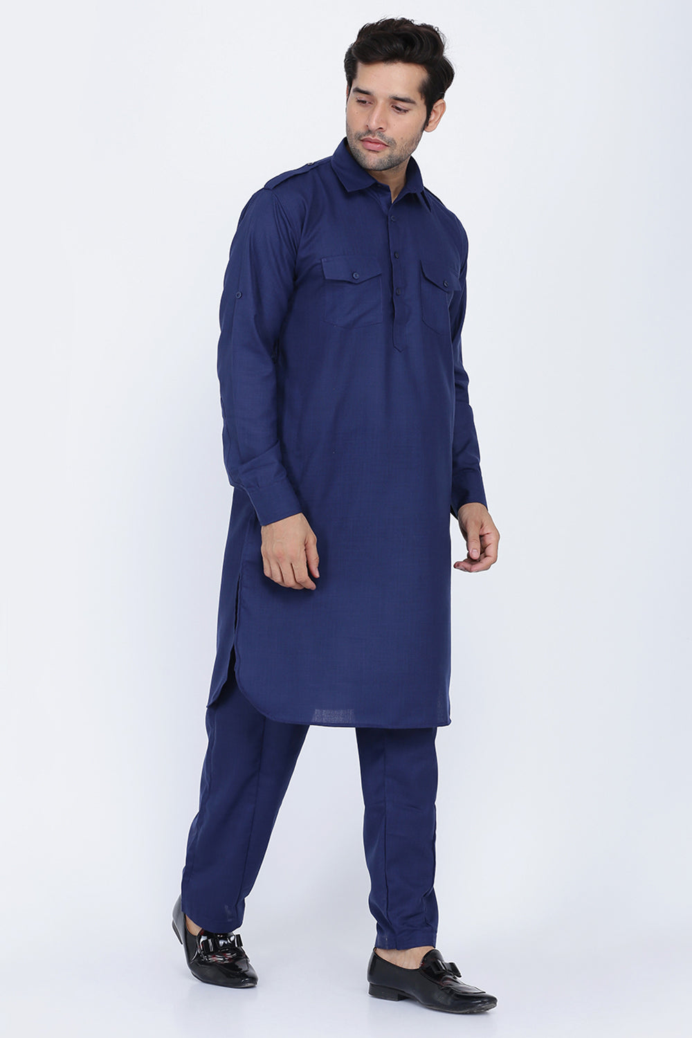 Mens Cotton Pathani Suit Set