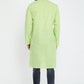 Mens Mandarin Collar Casual Kurta