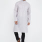 Mens Mandarin Collar Casual Kurta