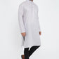 Mens Mandarin Collar Casual Kurta