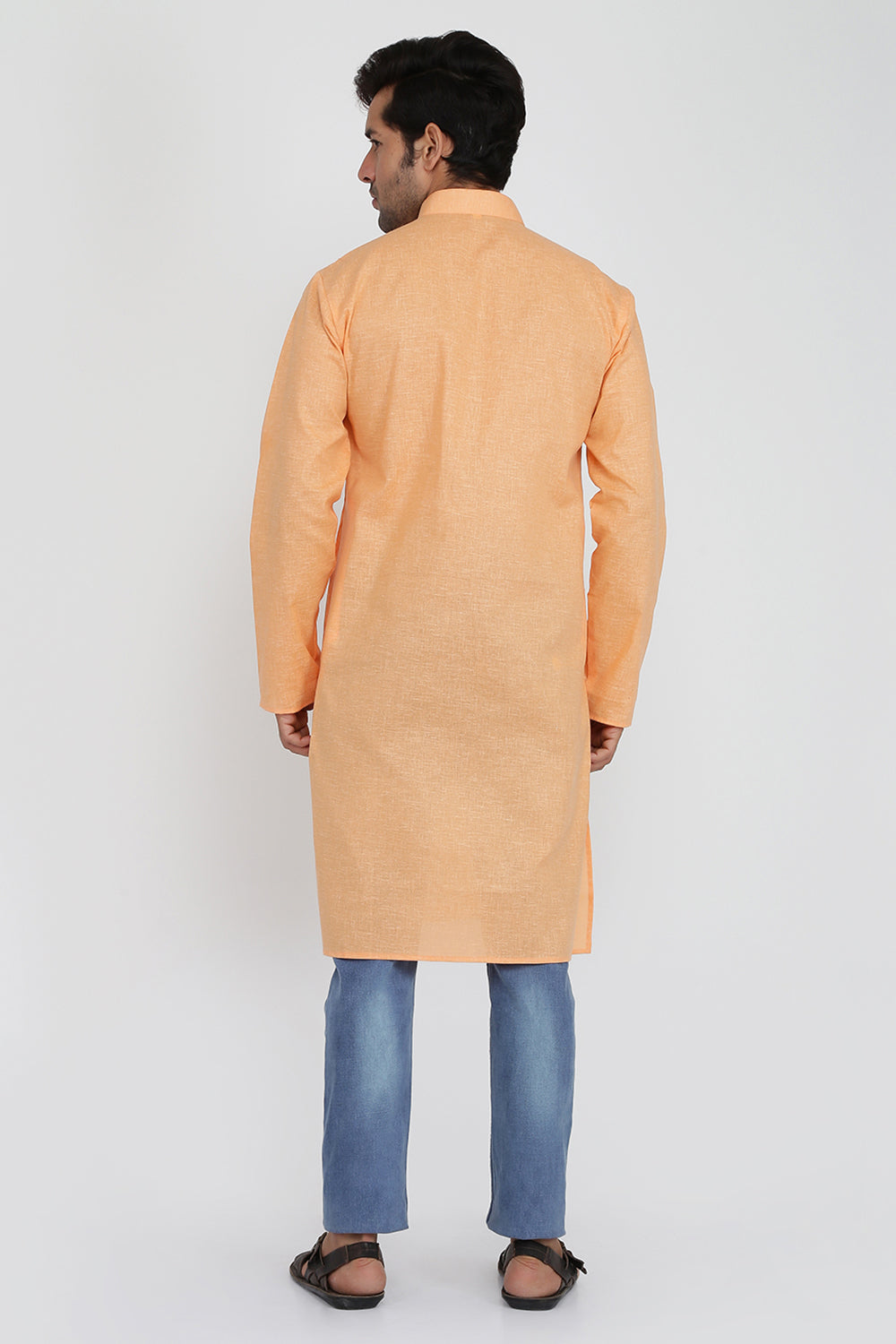 Mens Mandarin Collar Casual Kurta