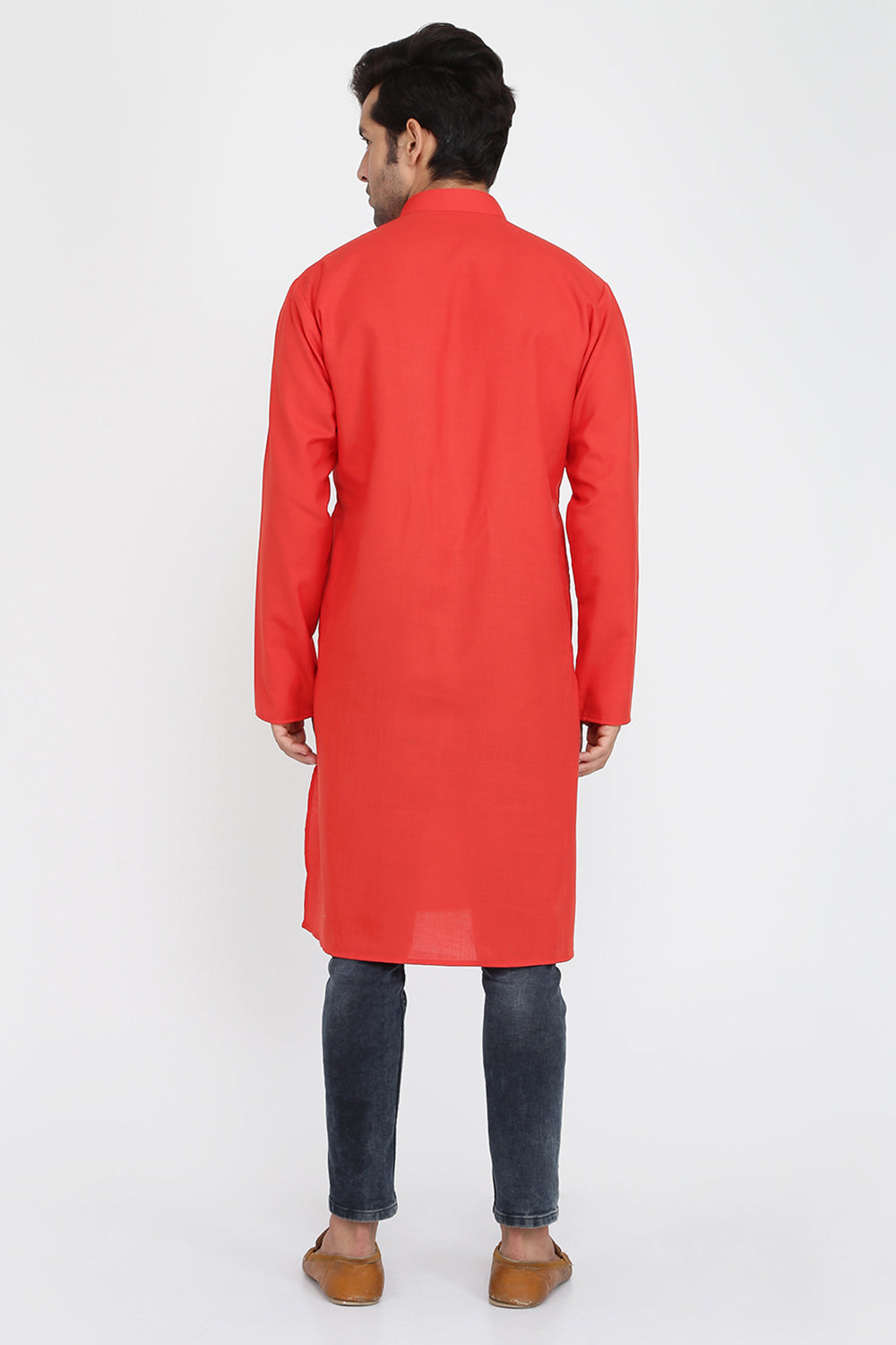 Mens Mandarin Collar Casual Kurta