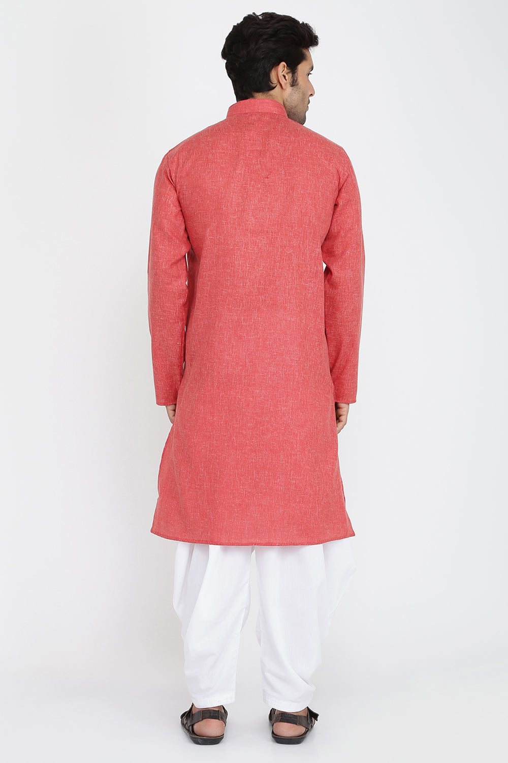 Mens Cotton Kurta And Salwar Set