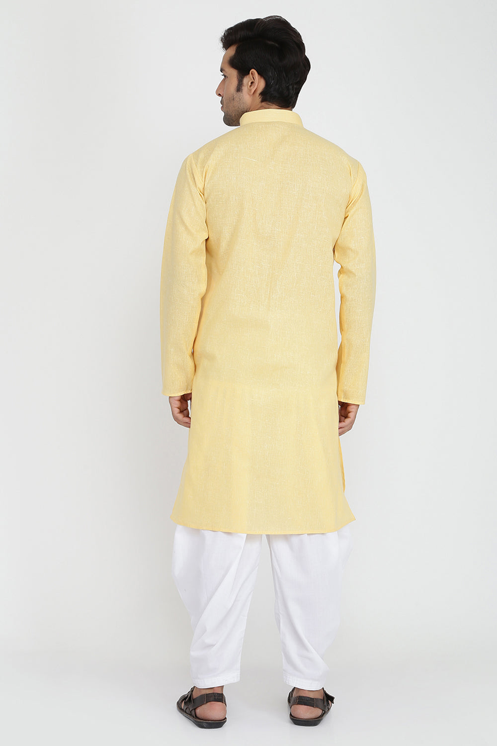 Mens Cotton Kurta And Salwar Set