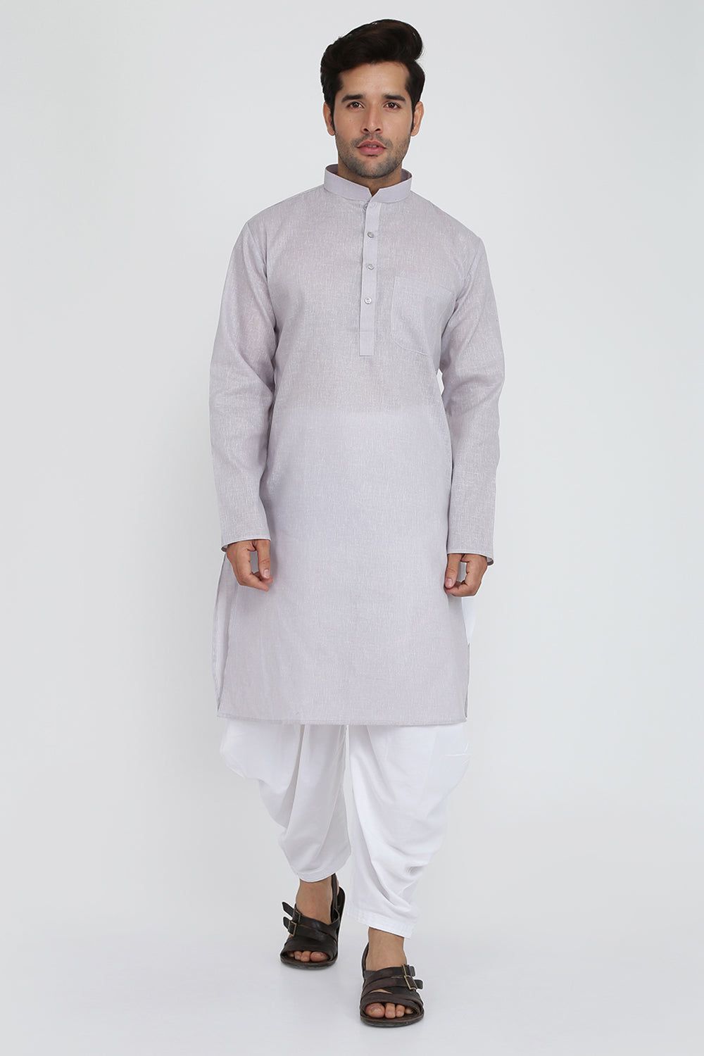 Mens Cotton Kurta And Salwar Set