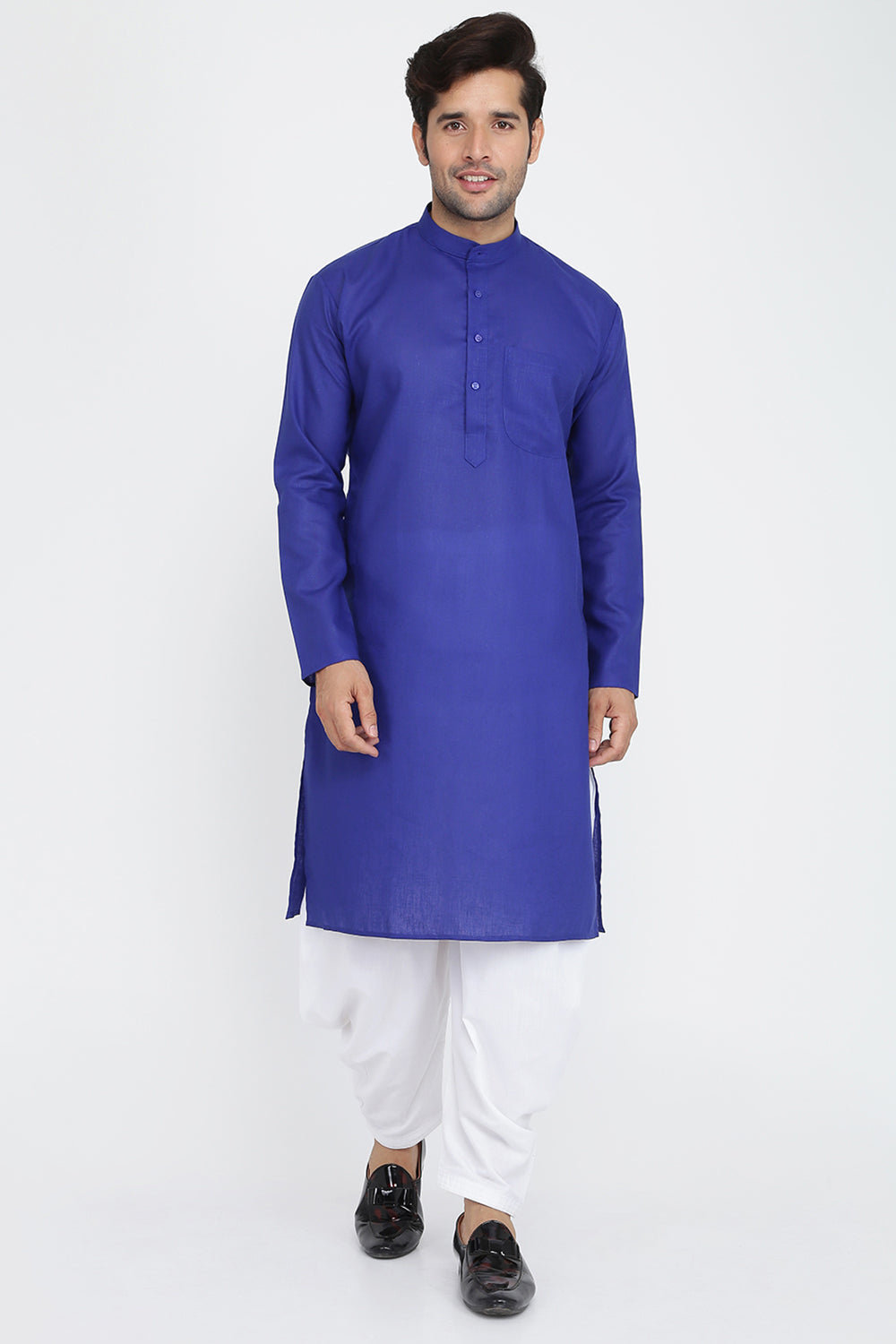 Mens Cotton Kurta And Salwar Set