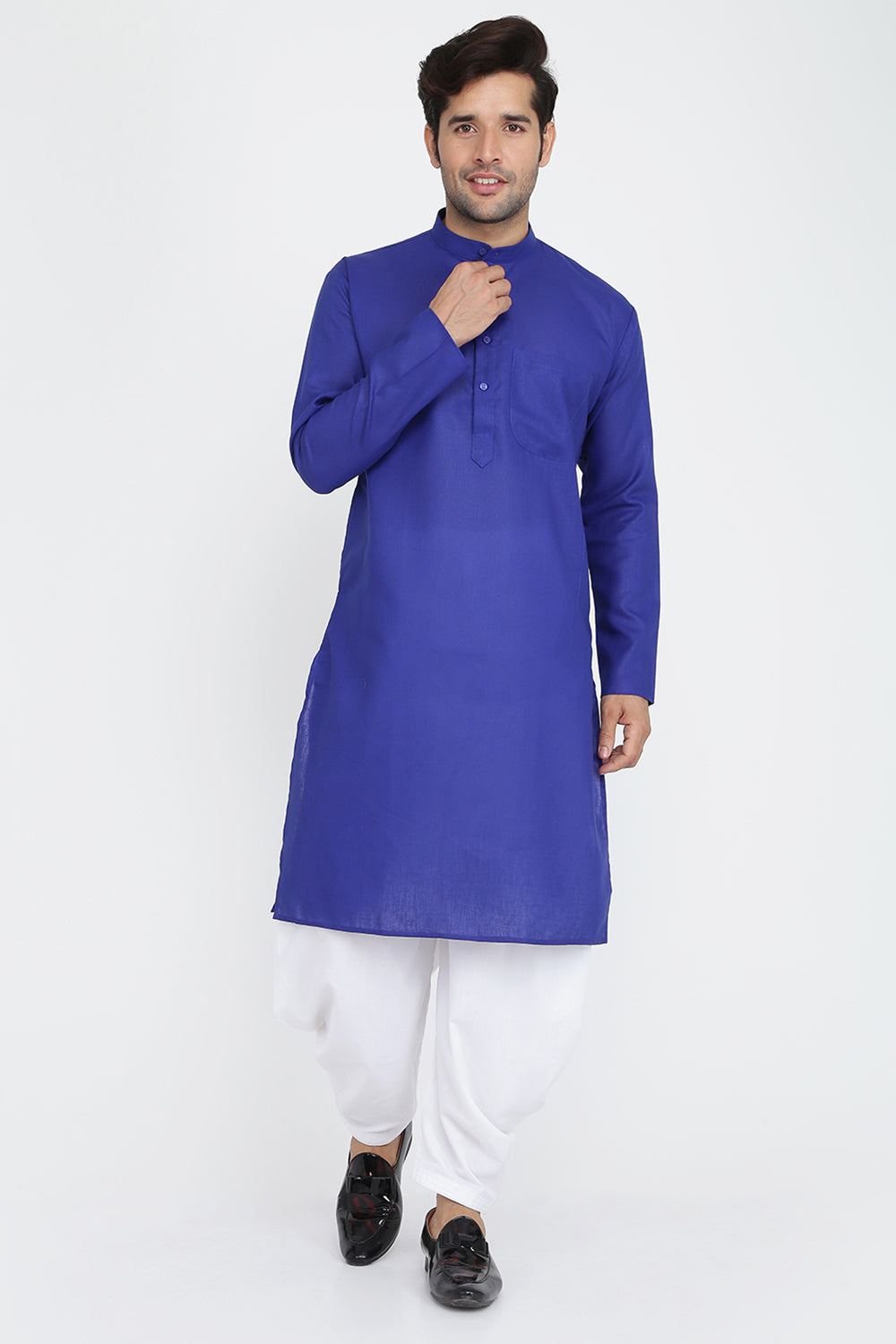 Mens Cotton Kurta And Salwar Set