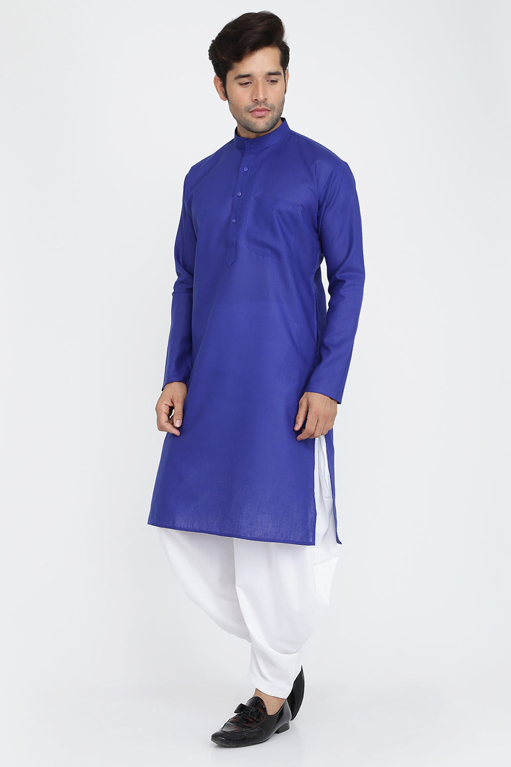 Mens Cotton Kurta And Salwar Set