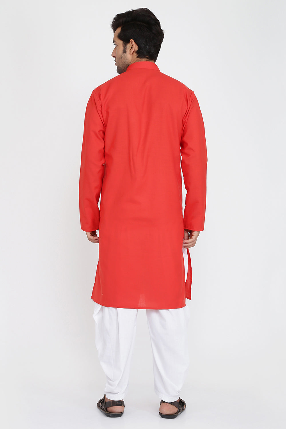 Mens Cotton Kurta And Salwar Set