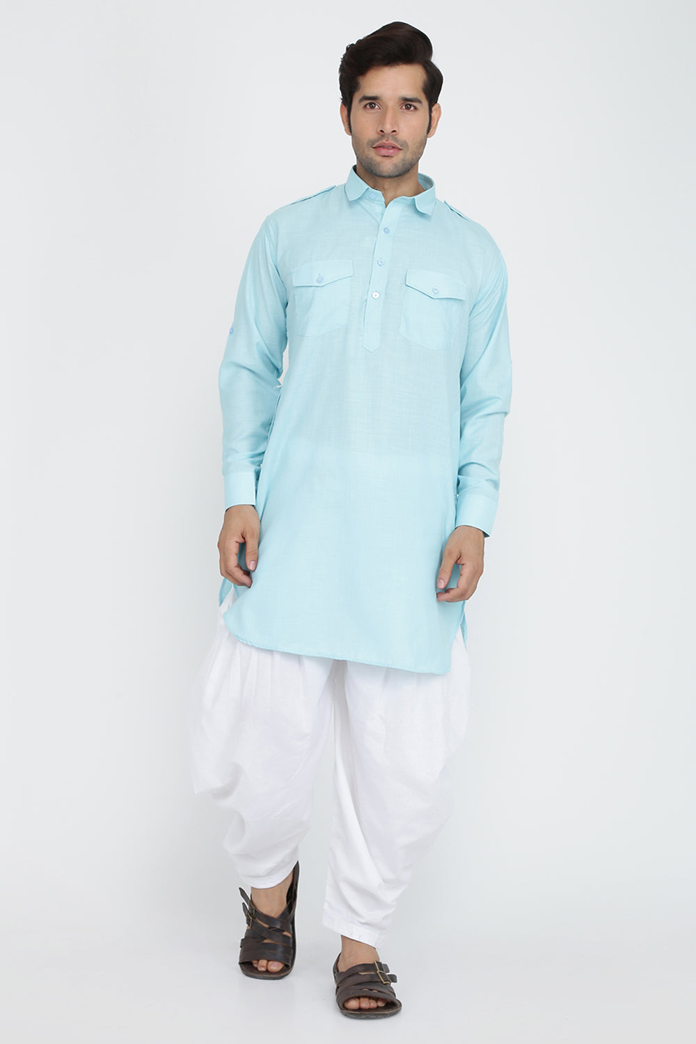 Mens Pathani Kurta And Salwar Set