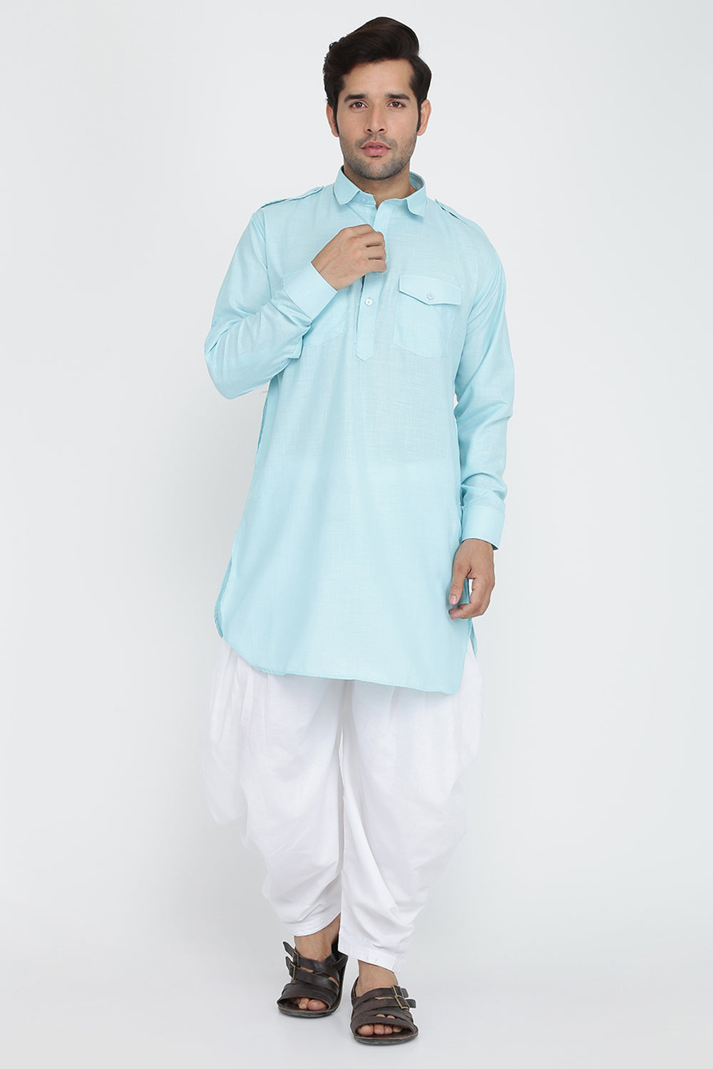 Mens Pathani Kurta And Salwar Set