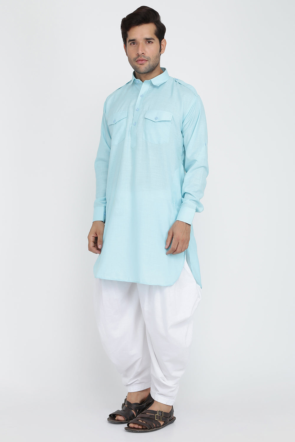 Mens Pathani Kurta And Salwar Set