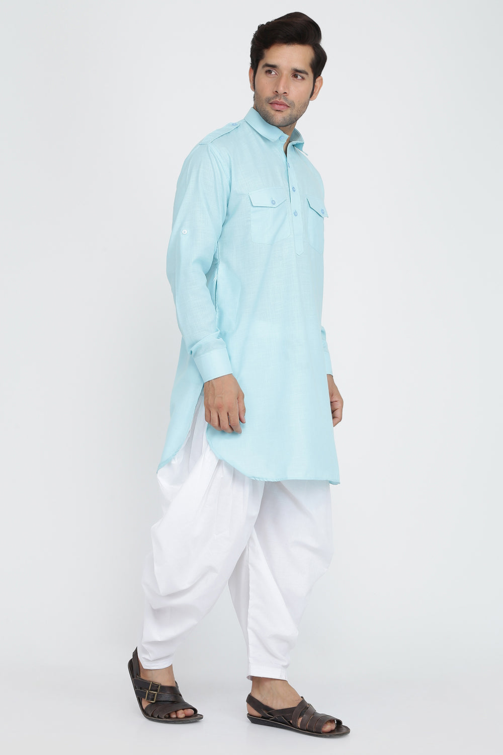 Mens Pathani Kurta And Salwar Set