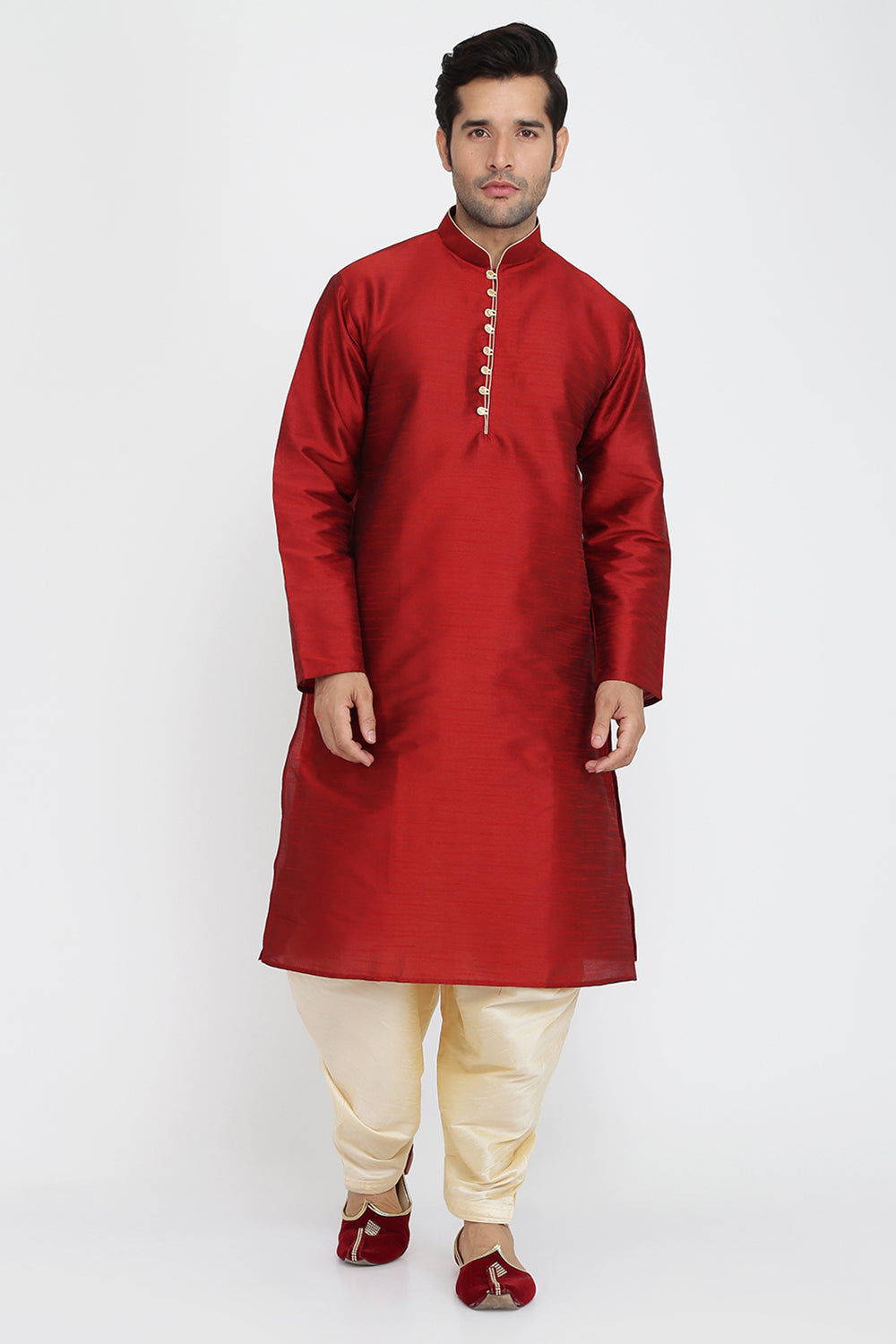 Mens Silk Kurta And Salwar Set