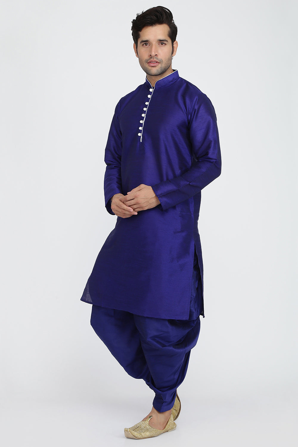 Mens Silk Kurta And Salwar Set