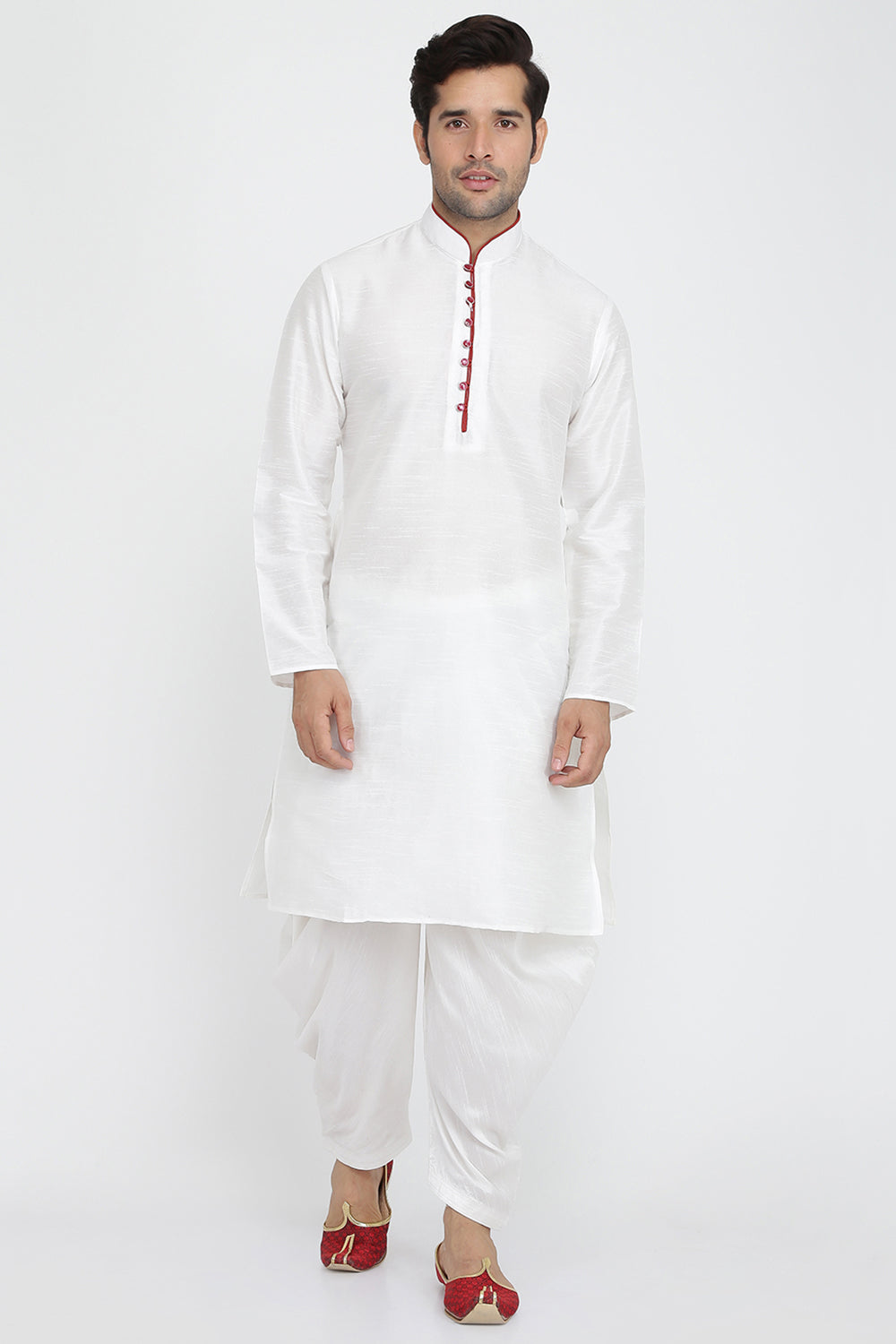 Mens Silk Kurta And Salwar Set