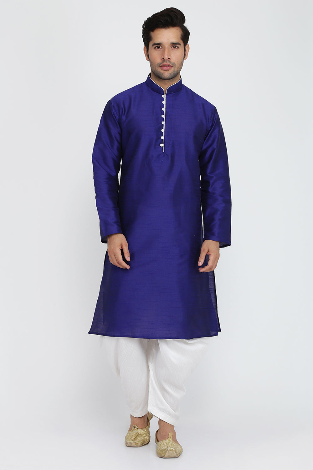 Mens Silk Kurta And Salwar Set