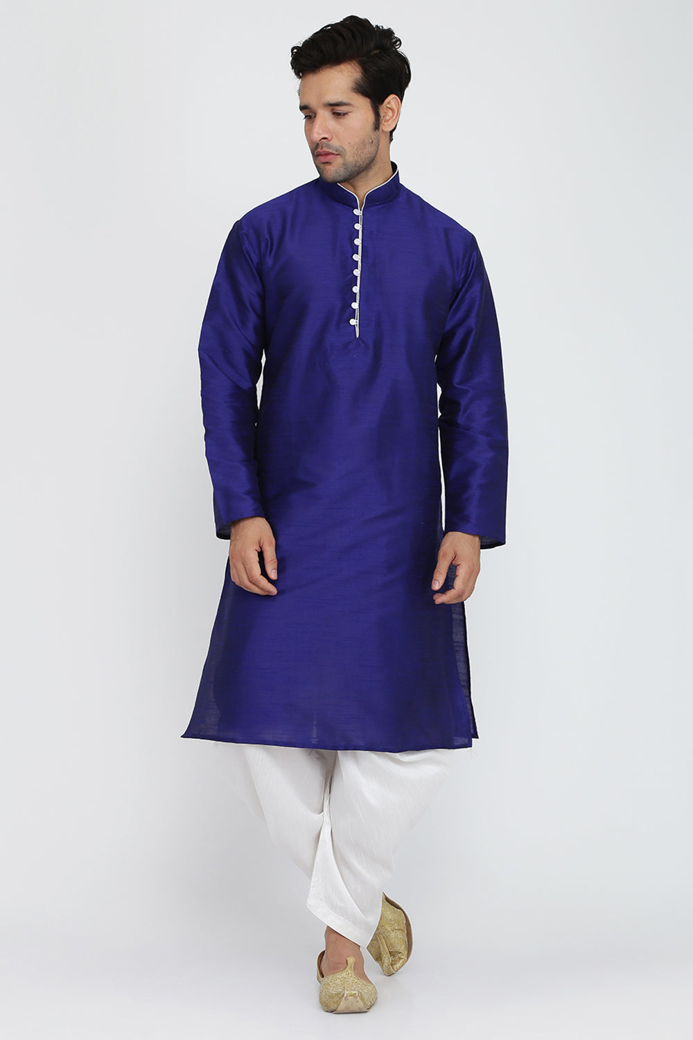 Mens Silk Kurta And Salwar Set