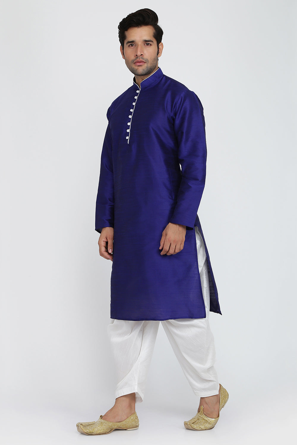 Mens Silk Kurta And Salwar Set