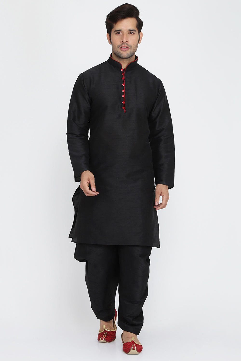 Mens Silk Kurta And Salwar Set