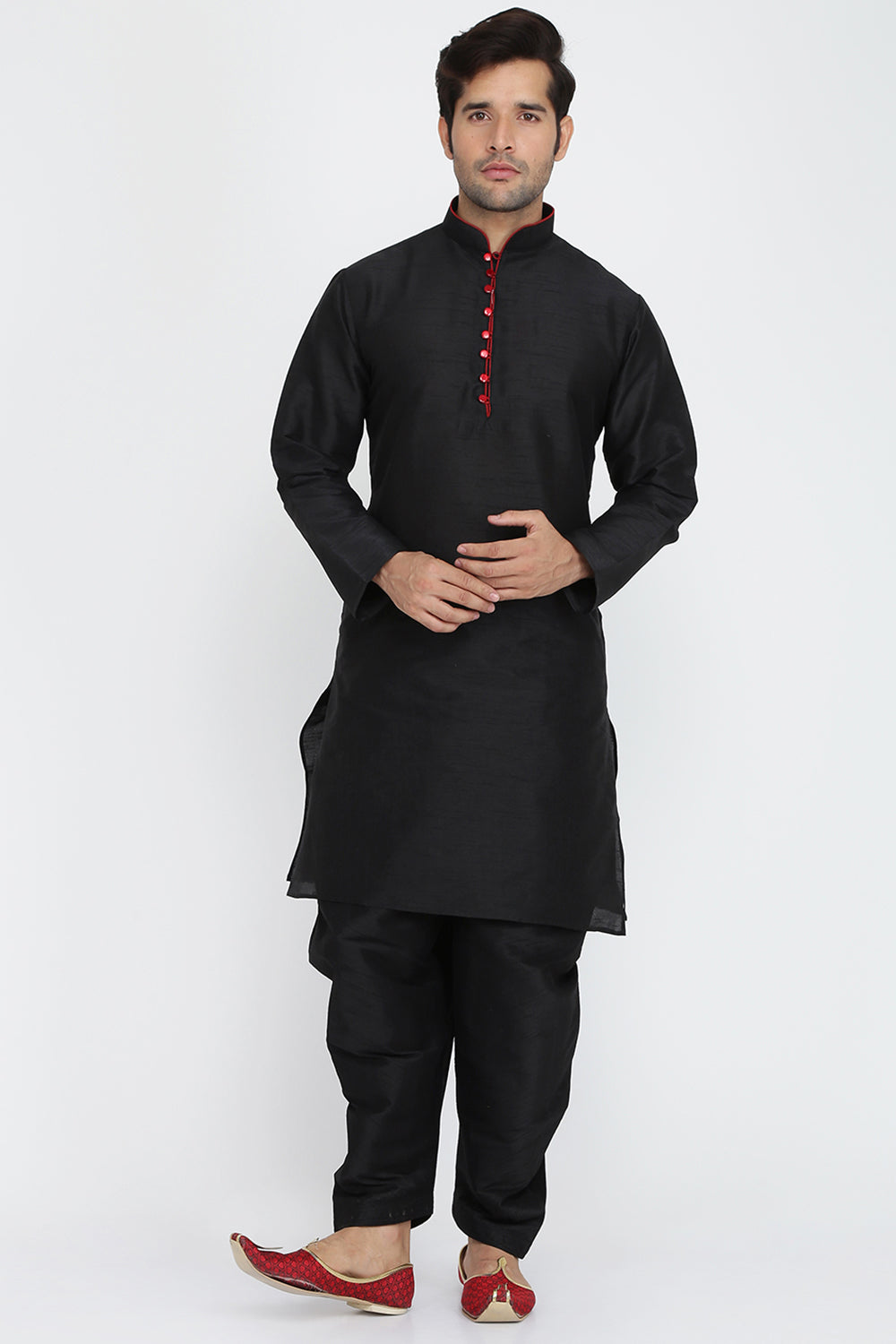 Mens Silk Kurta And Salwar Set