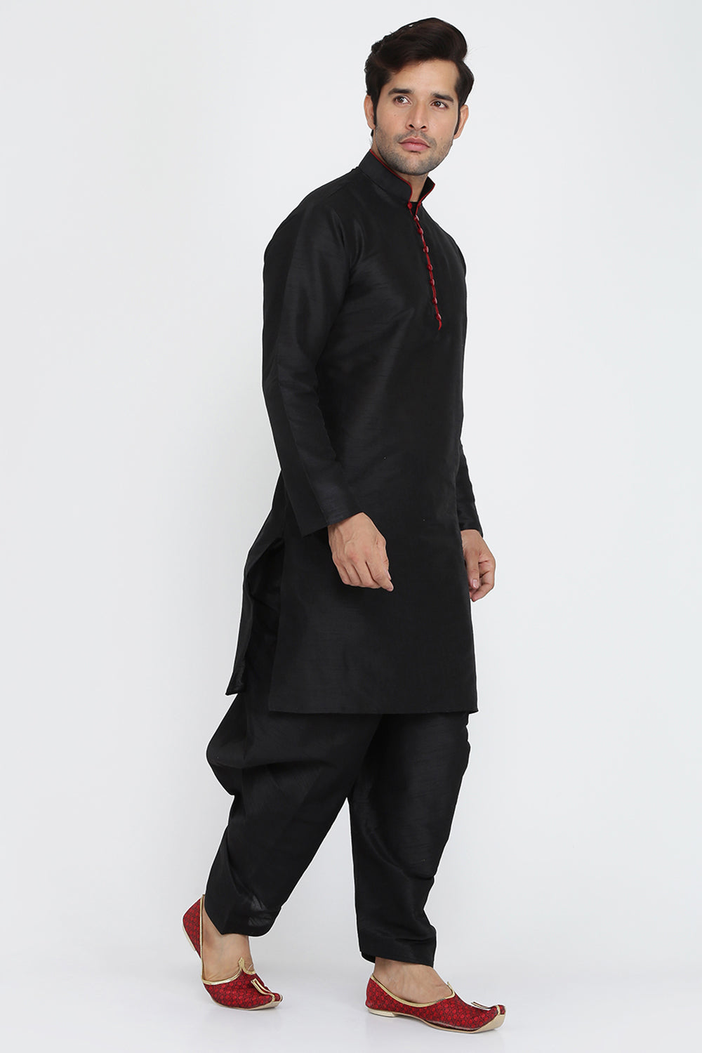 Mens Silk Kurta And Salwar Set