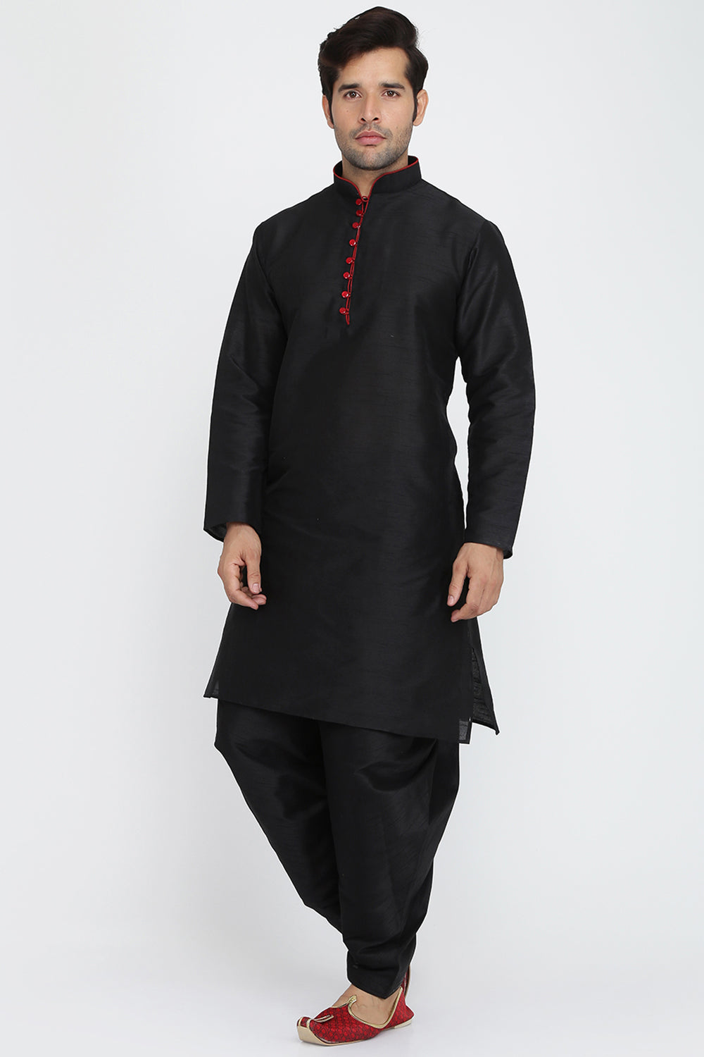 Mens Silk Kurta And Salwar Set