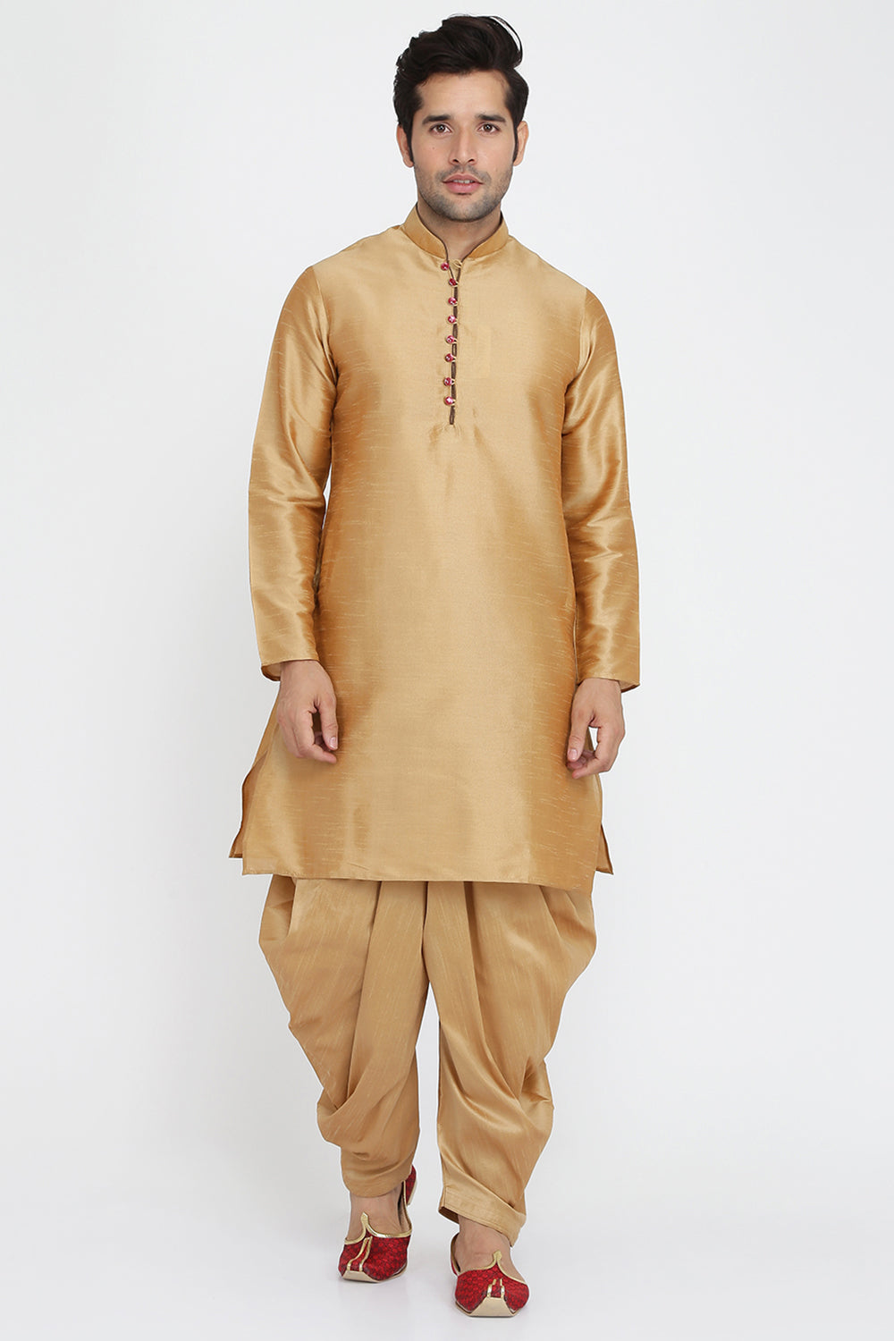 Mens Silk Kurta And Salwar Set