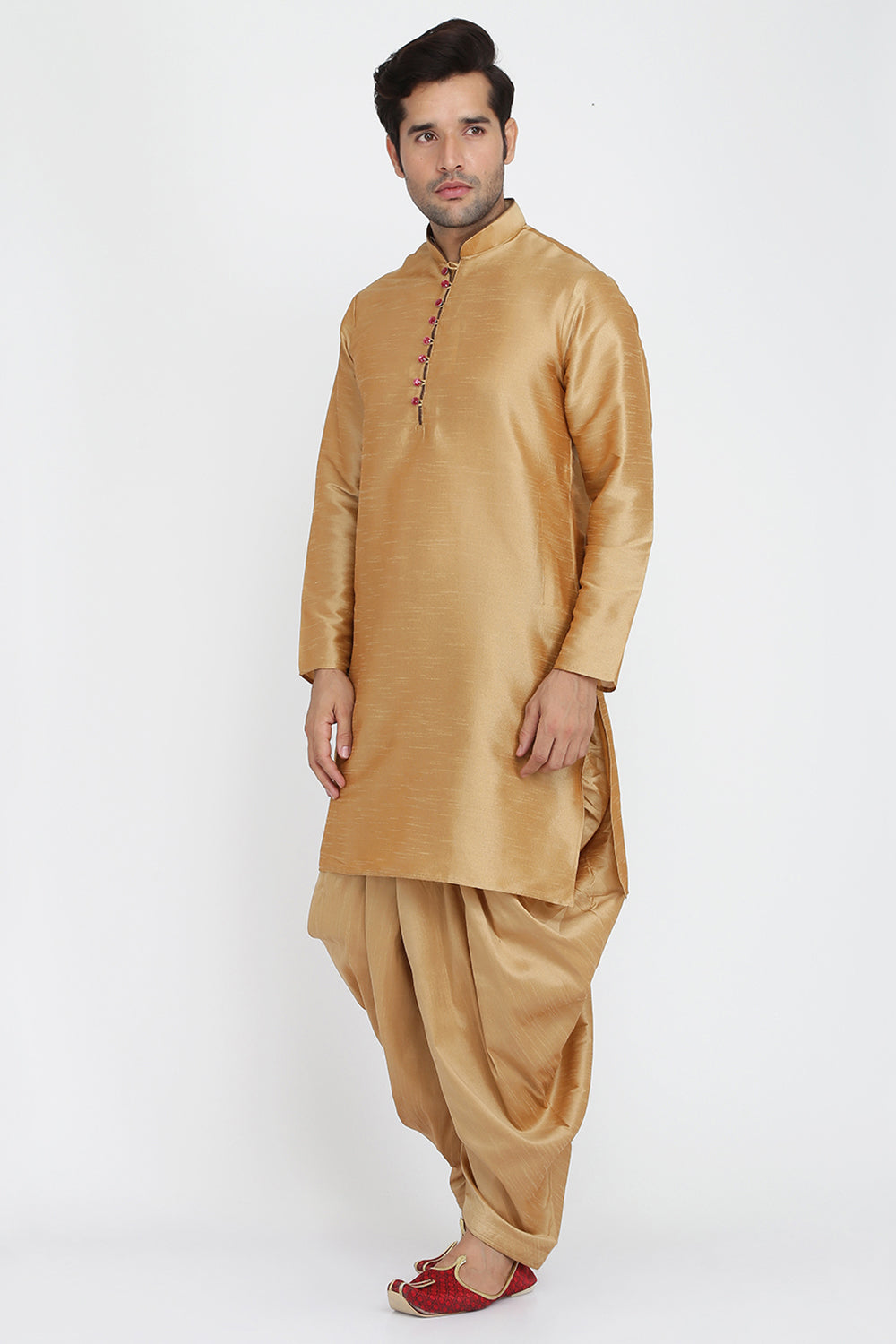 Mens Silk Kurta And Salwar Set