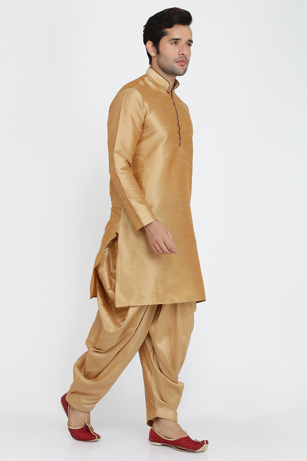 Mens Silk Kurta And Salwar Set