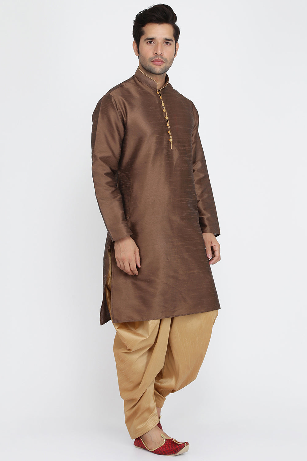 Mens Silk Kurta And Salwar Set