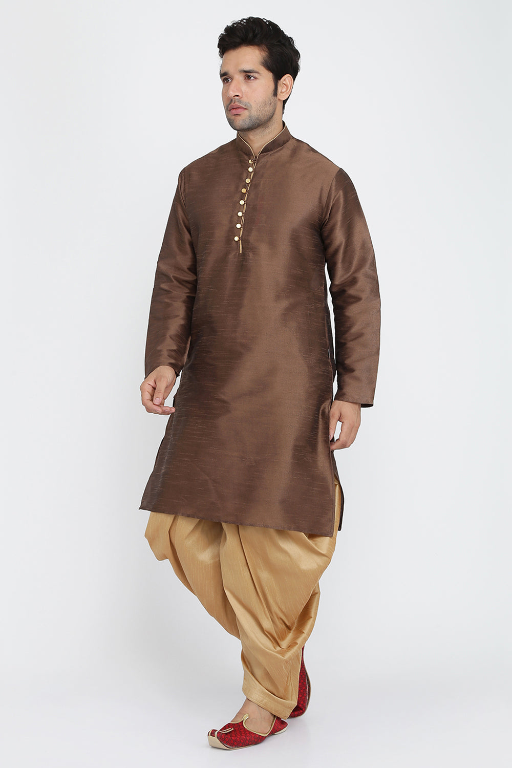 Mens Silk Kurta And Salwar Set