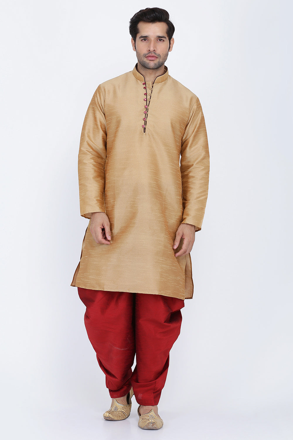 Mens Silk Kurta And Salwar Set